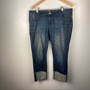 Kut From The Kloth Rolled Raw Cuff Boyfriend Jeans